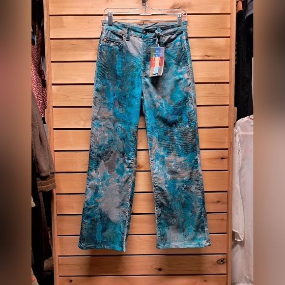 Ag Adriano Goldschmied Pants - RARE AG Adriano Goldschmied ART PROJECT COLLECTION Ice On Lake Edition Size 25